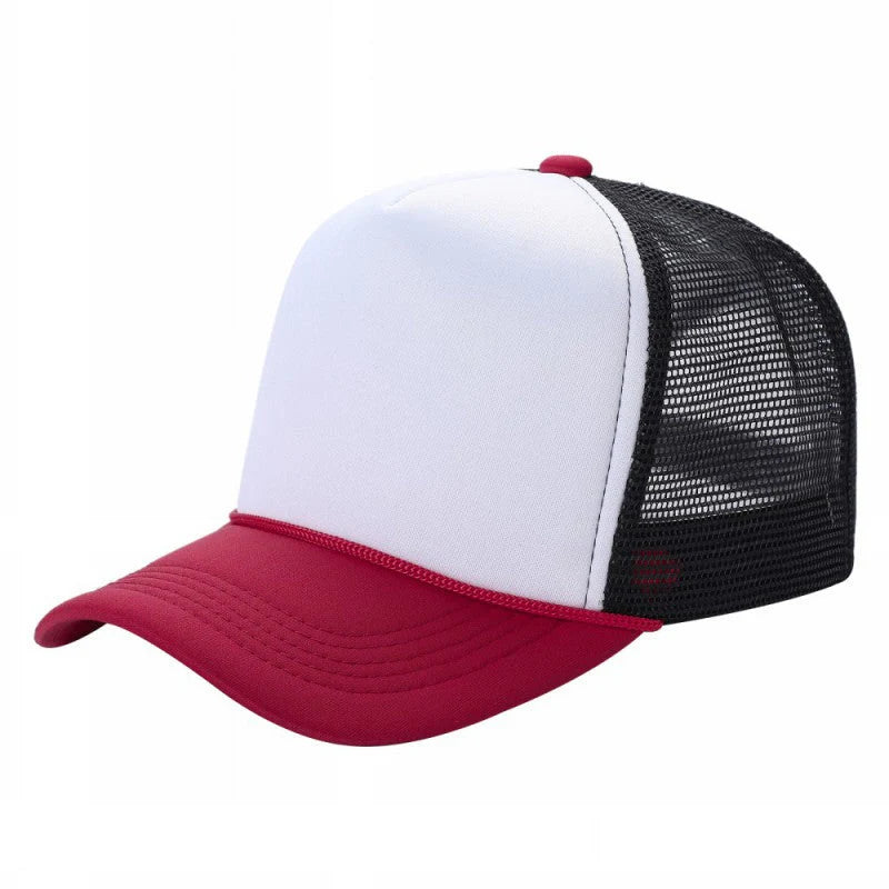 Trucker Hat - White/Red/Black
