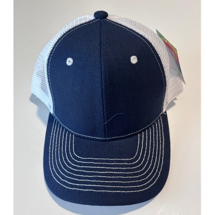 GFI Caps Trucker Cap - White/Navy