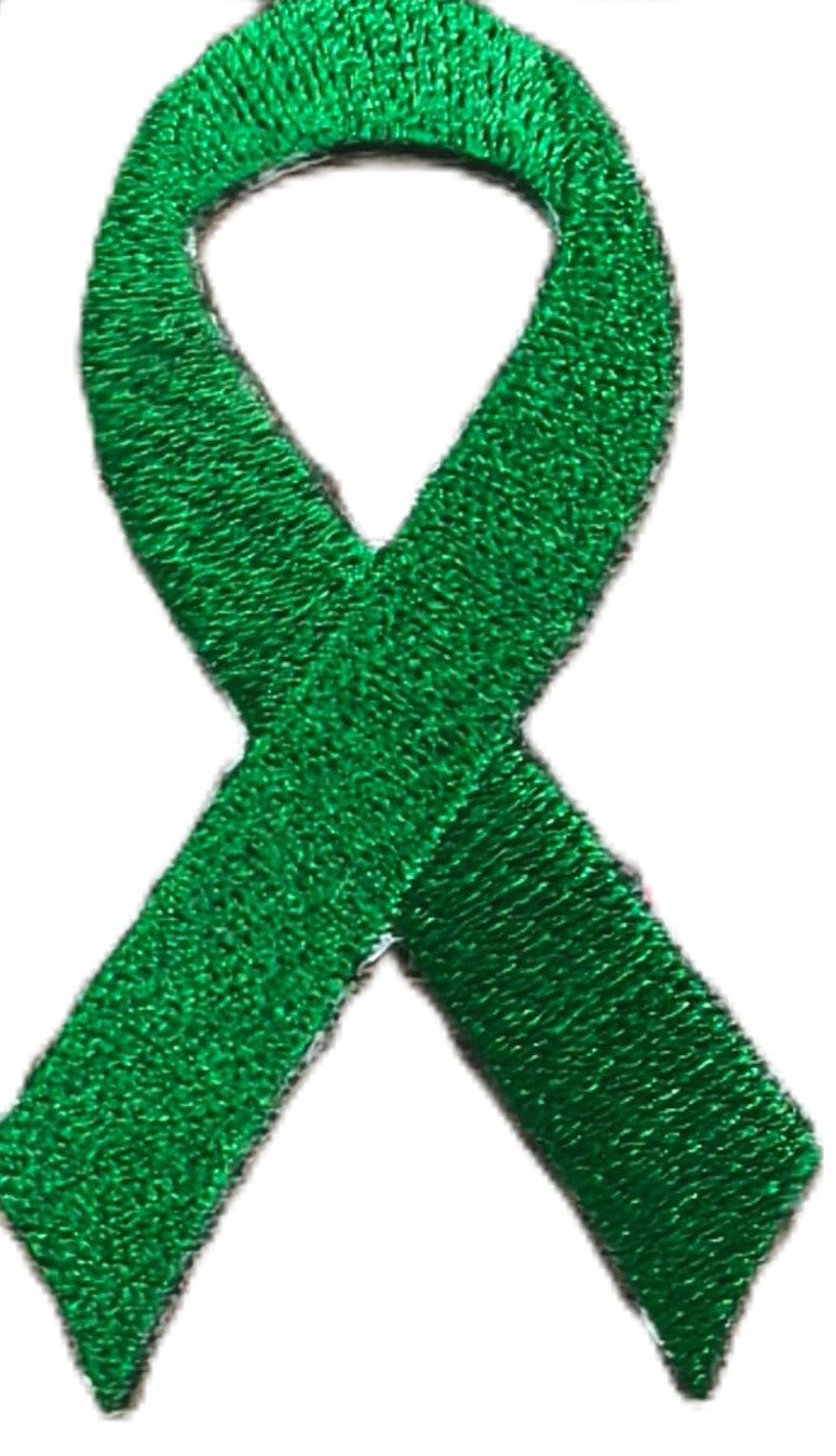 Ribbon Patch — Emerald Green - Liver Cancer