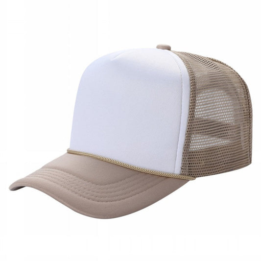 Trucker Hat - White/Khaki
