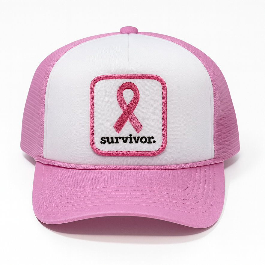 Survivor. | Pink & White Trucker Hat