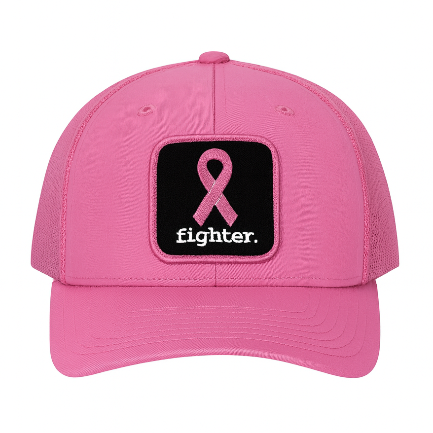 Fighter. | Pink-on-Pink Trucker Hat