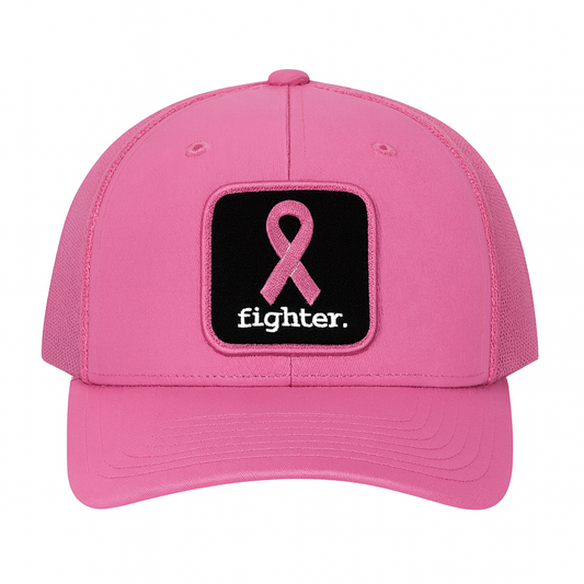 Fighter. | Pink-on-Pink Trucker Hat